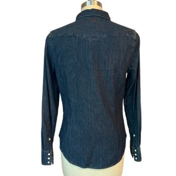 LIMITED EDITION Levi's Icons Reimagined Pearl Snap Western Denim Shirt  - LNC - Picture 2 of 8